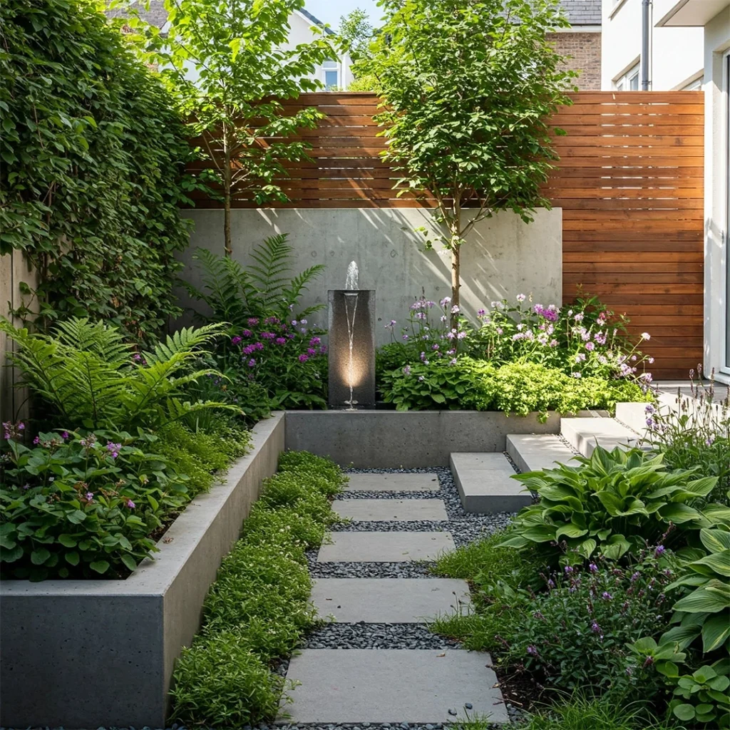 Small Spaces Beautiful Gardens water feature