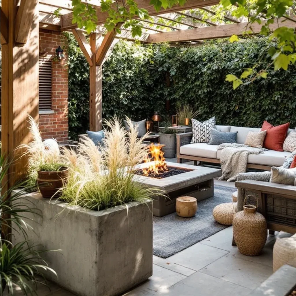 warm winter garden 2 warm winter garden with shelter and fire pit
